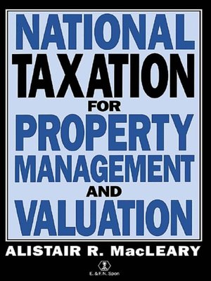 cover image of National Taxation for Property Management and Valuation